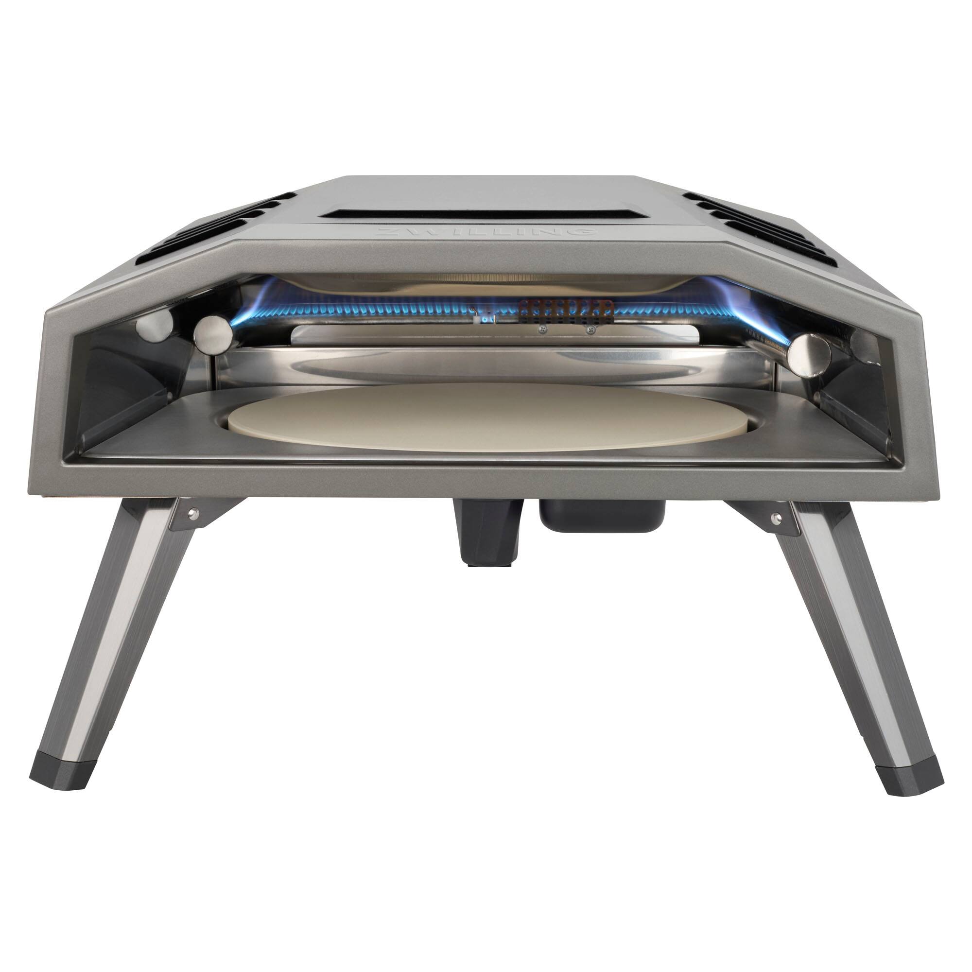 Alt View 1. ZWILLING - ZWILLING BBQ+ Propane Gas Pizza Oven - Black.