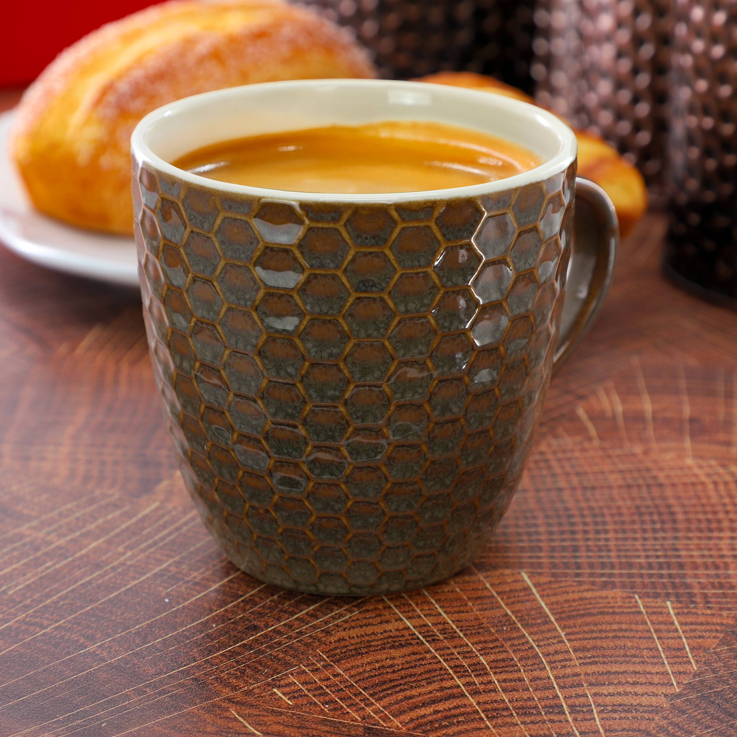 Alt View 8. Elama - Elama Honeysuckle 6-Piece 15 oz. Mug Set, Assorted Colors - Assorted.