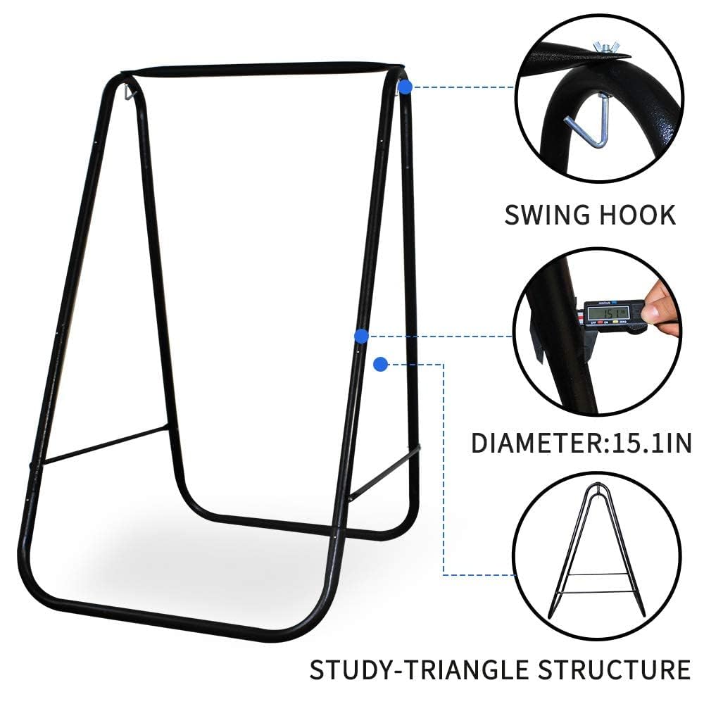 SWING HOOK  
DIAMETER: 15.1 IN  
STUDY-TRIANGLE STRUCTURE