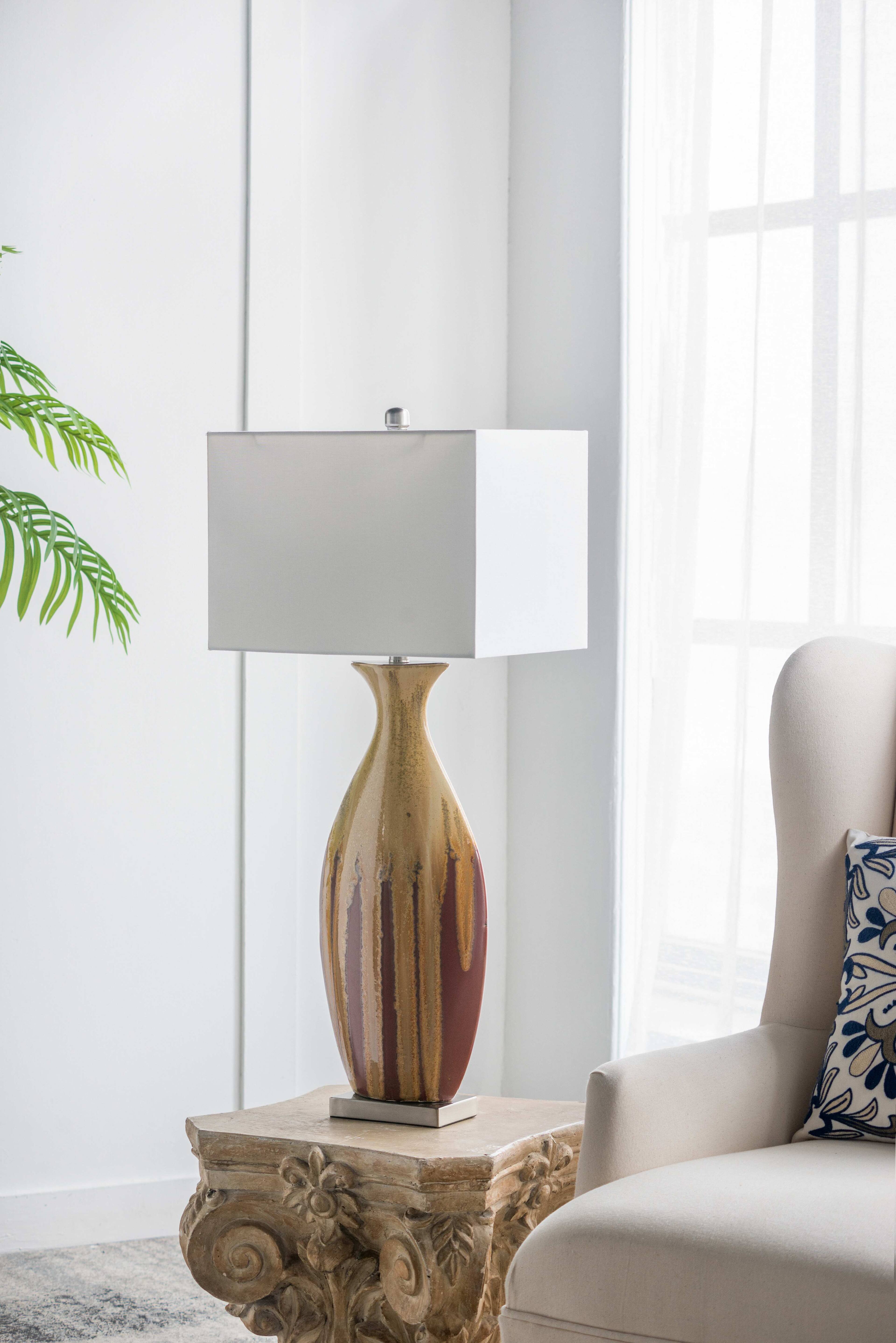 Alt View 1. Dexmalle - Dexmalle-Ceramic Table Lamp-Multicolor.