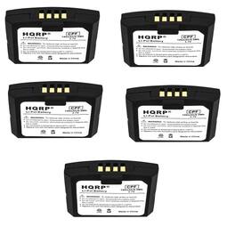 HQRP - 5-Pack BA300 Battery 3.7 V 140 mAh Li-Polymer Replacement for Sennheiser Set840 Set830 RS4200
