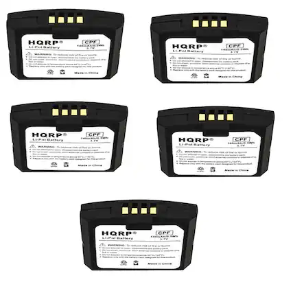 HQRP CPF Li-Pol Battery 3.7V WARNING: To reduce risk of fire or burns. Do not attempt to open, disassemble the battery pack, puncture, short external contacts or dispose of in fire or water. Do not expose to temperature above 60°C (140°F). Replace only with the battery pack designed for this product. Made in China
HQRP CPF Battery 3.7V WARNING: To reduce risk of fire or burns. Do not attempt to open, disassemble the battery pack, puncture, short external contacts or dispose of in fire or water. Do not expose to temperature above 60°C (140°F). Replace only with the battery pack designed for this product. Made in China
CPF Battery WARNING: To reduce risk of fire or burns. Do not attempt to open, disassemble the battery pack, puncture, short external contacts or dispose of in fire or water. Do not expose to temperature above 60°C (140°F). Replace only with the battery pack designed for this product. Made in China
HQRP CPF Battery WARNING: To reduce risk of fire or burns. Do not attempt to open, disassemble the battery pack, puncture, short external contacts