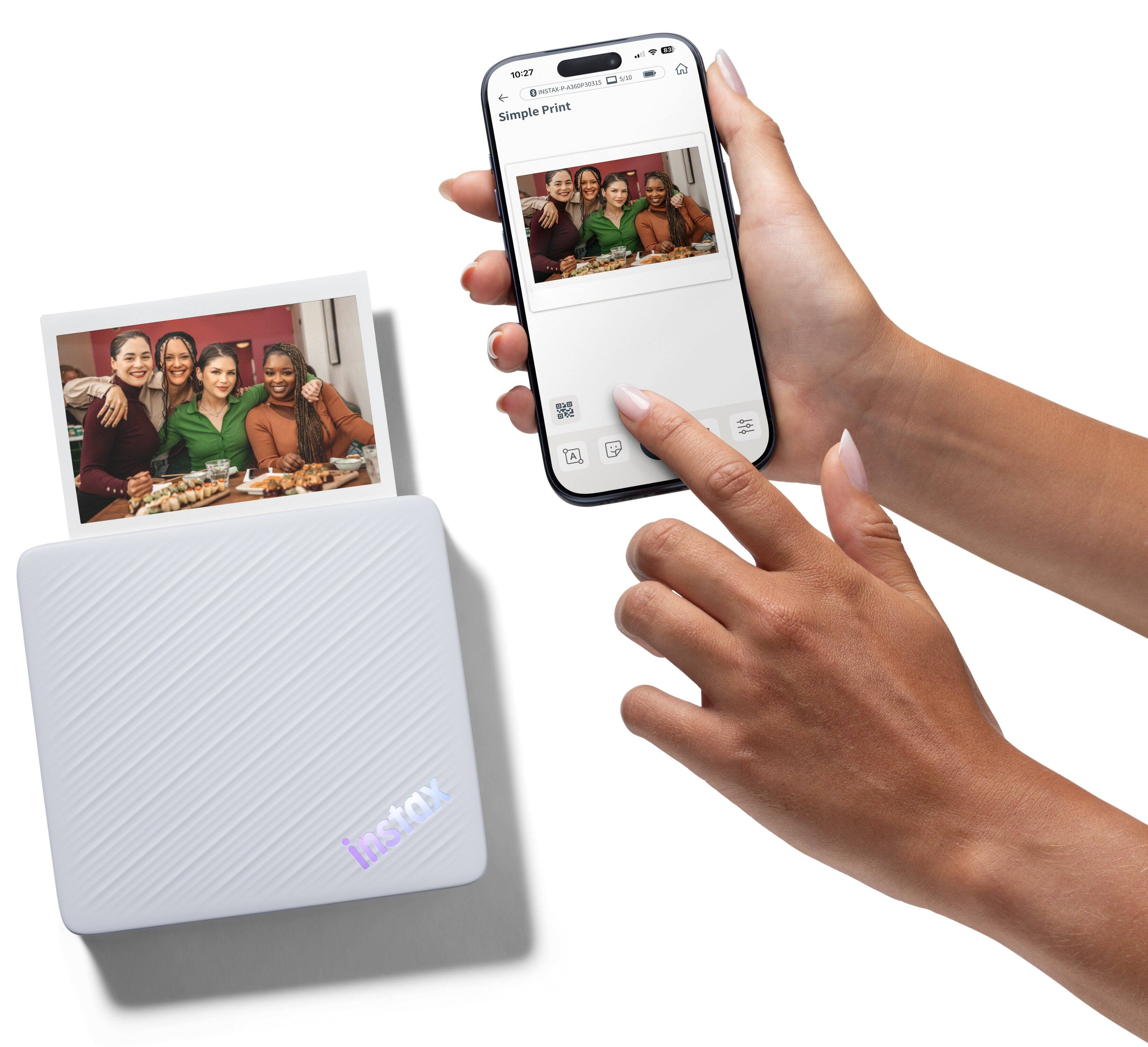 100% 10:27 % [20 WISTAL-PLASSURTIS Simple Print  
DE  
tot  
A  
instax