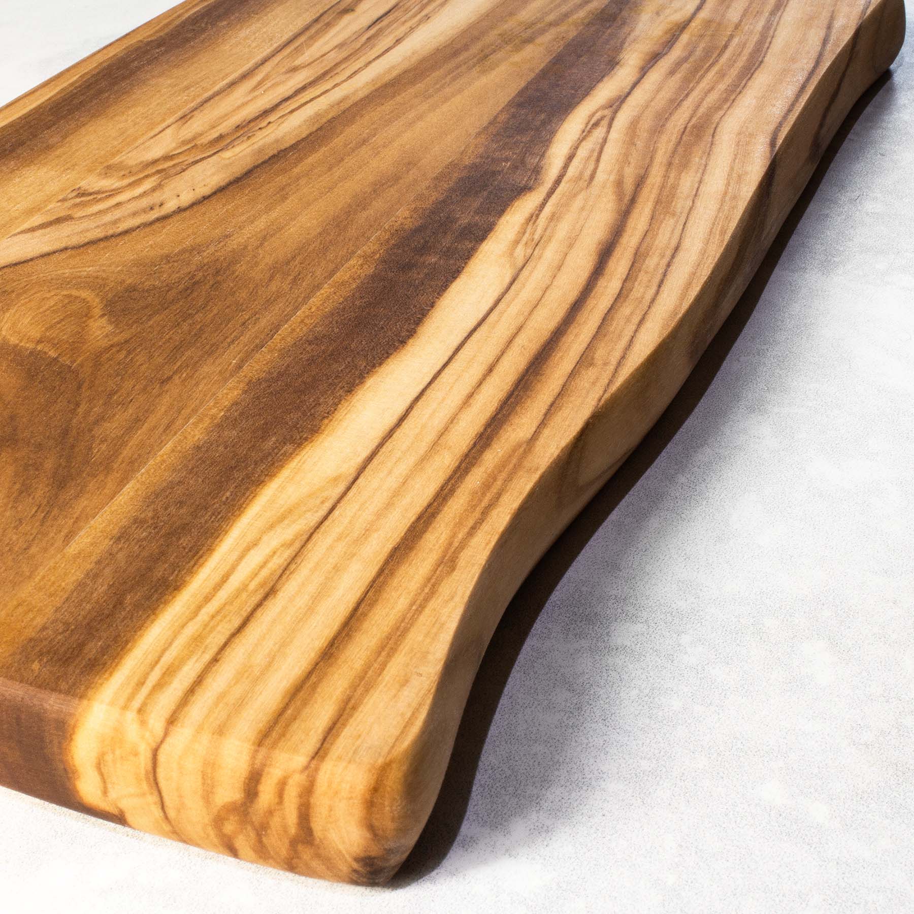 Alt View 1. Rock & Branch - Olive Wood Cutting & Serving Board.