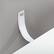 Alt View 6. Kadyn - 4 Drawer Dresser with Gold Handle, Nursery Dresser Chest Of Drawers Organizer - White.