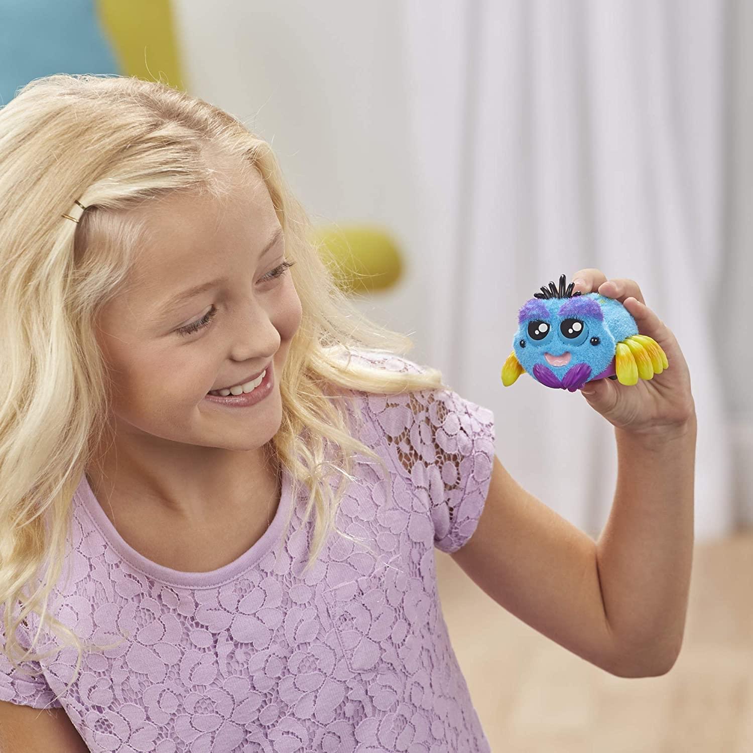 Alt View 10. Hasbro - Yellies! Voice-Activated Spider Pet | Webington - Blue.
