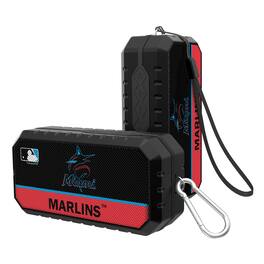 Keyscaper - Miami Marlins End Zone Water Resistant Bluetooth Speaker - Multicolor