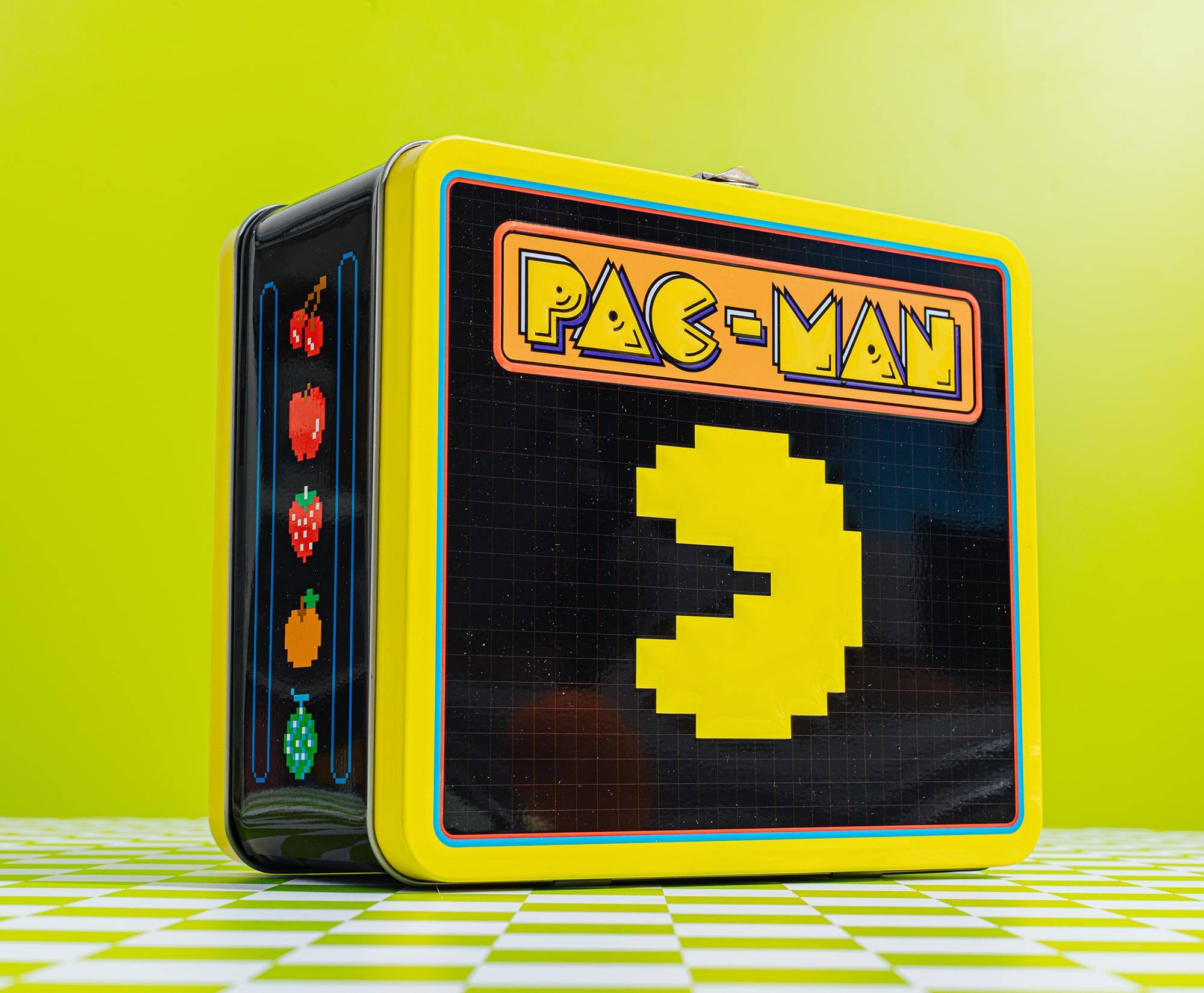 Alt View 2. Toynk - PAC-MAN Metal Lunchbox | Toynk Exclusive - Multi-Colored.