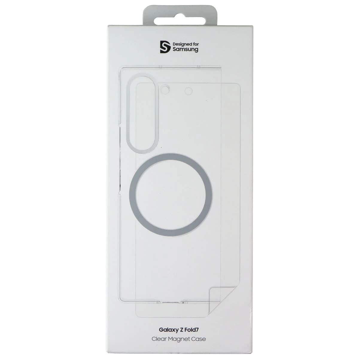Samsung - Official Magnet Case and Film for Galaxy Z Fold7 - Transparent - Clear