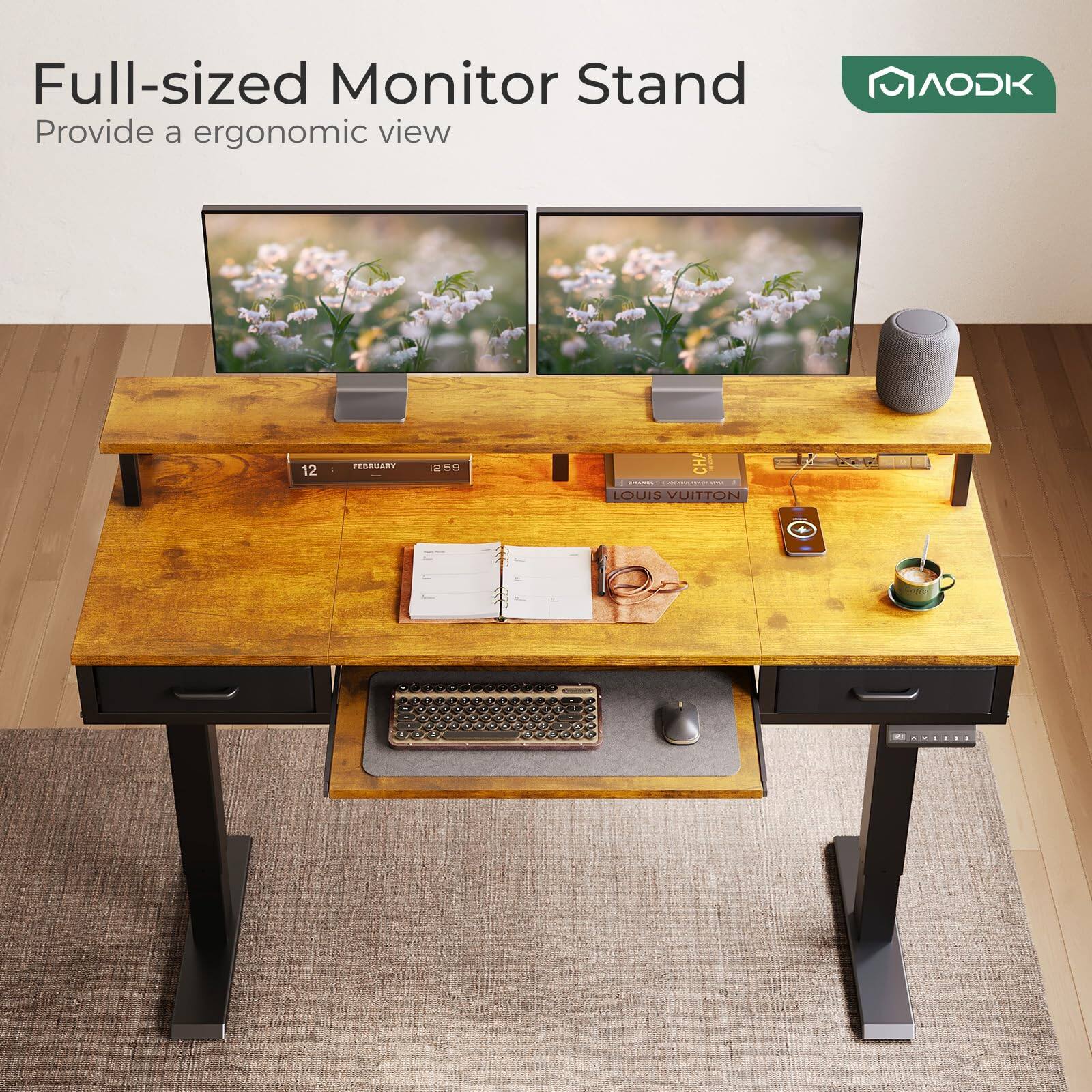 Full-sized Monitor Stand  
Provide a ergonomic view  

AODK  
12  
FEBRUARY  
259  

CHA OFF  
LOUIS VUITTON  
AXLESS