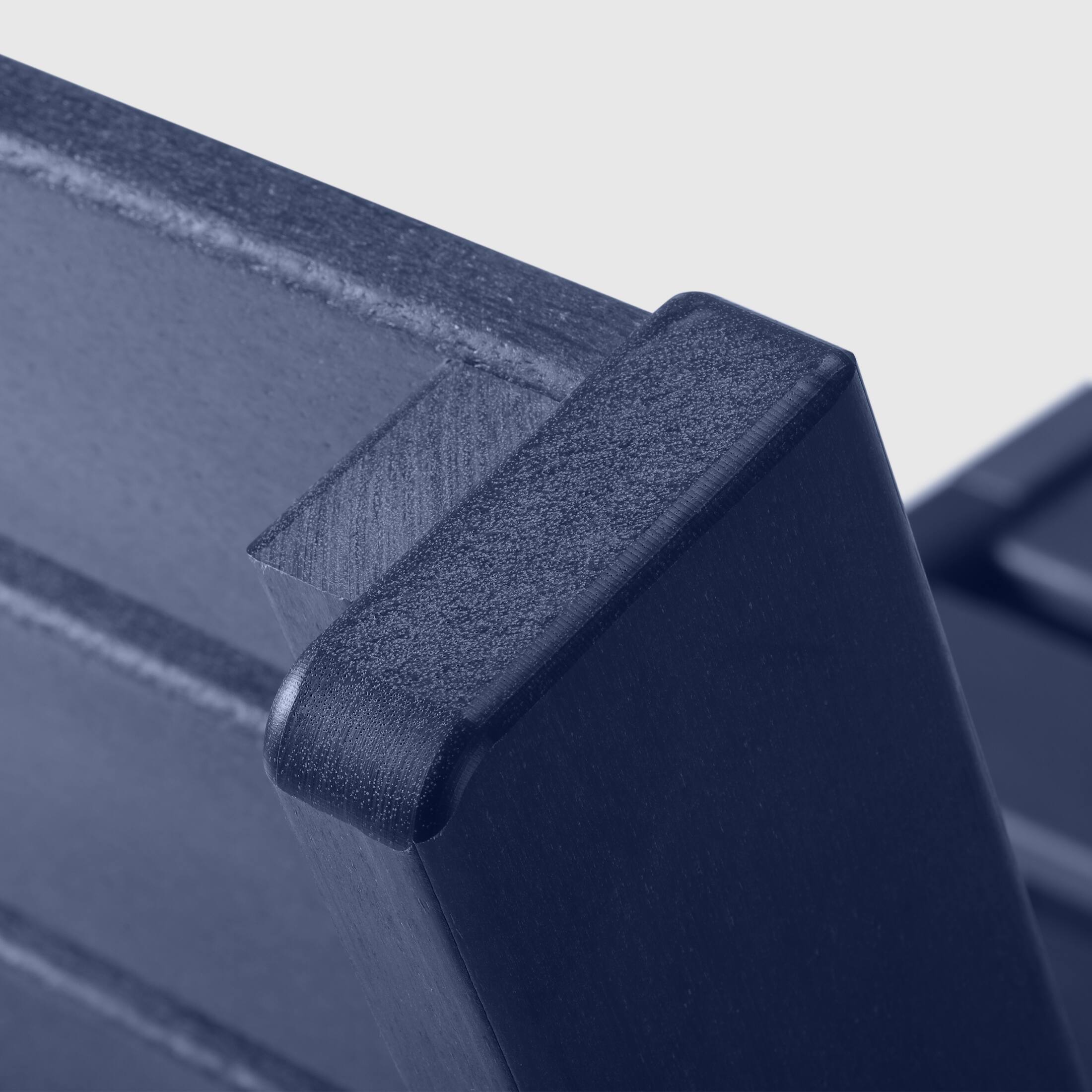 Alt View 3. WestinTrends - WestinTrends Avalon Outdoor Patio HDPE Deep Seating Sectional Loveseat - Navy Blue.