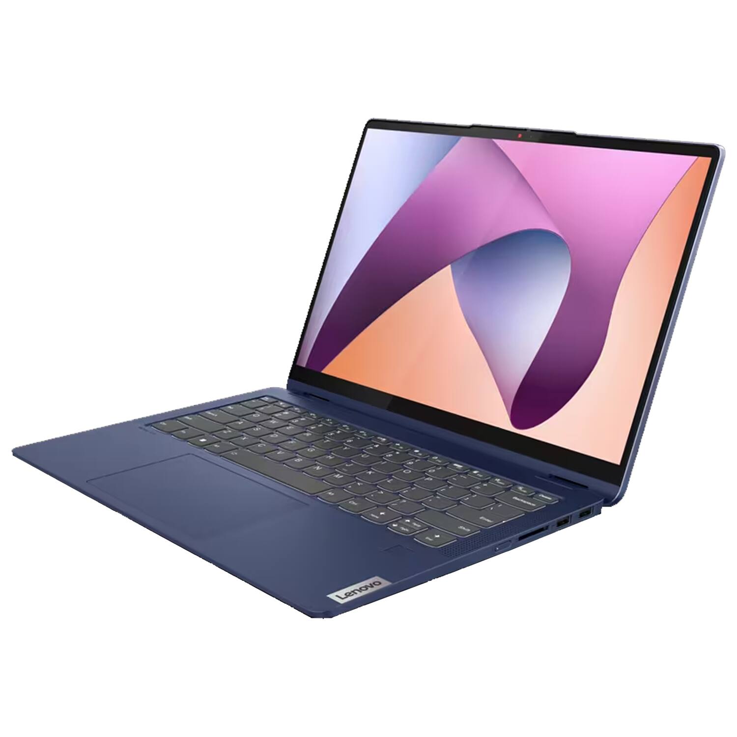 Left. Lenovo - Lenovo IdeaPad Flex 5 14ABR8 14" Touch Ryzen 7 16GB 512GB W11H(French/English) - Abyss Blue.