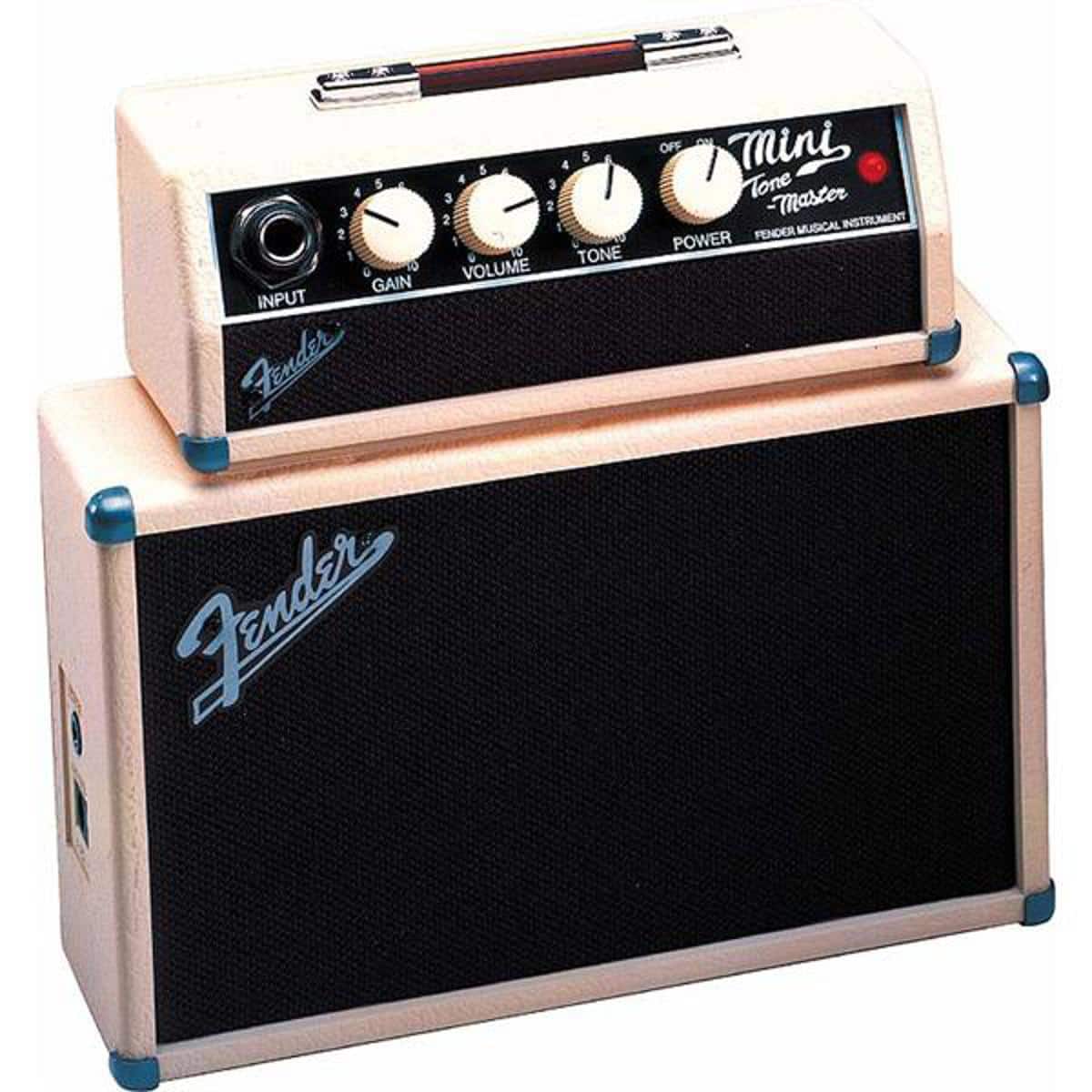Fender - Mini Tonemaster 1W Single-channel Amplifier with Dual 2" Speakers, Tan/Brown