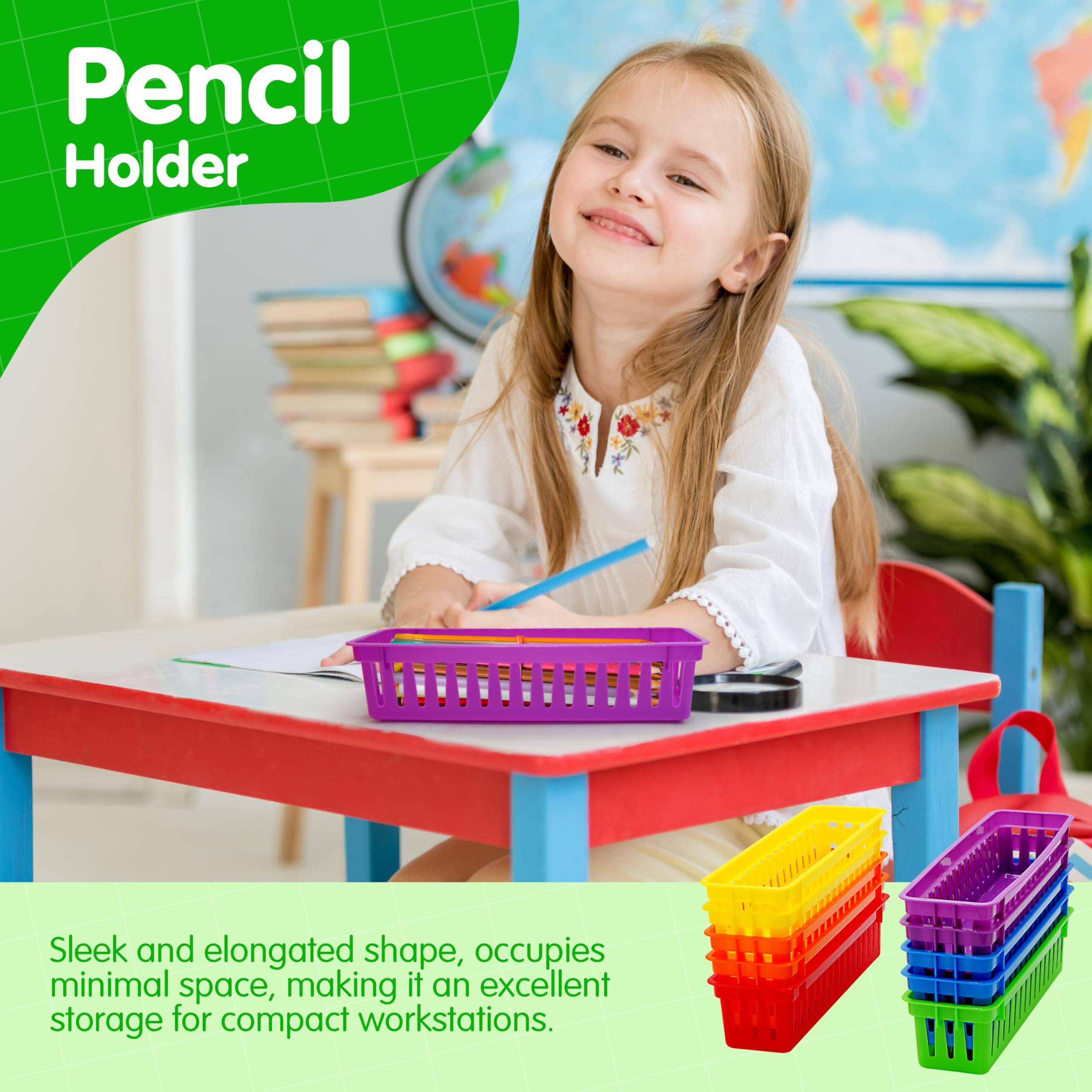 Pencil Holder

Sleek and elongated shape, occupies minimal space, making it an excellent storage for compact workstations.