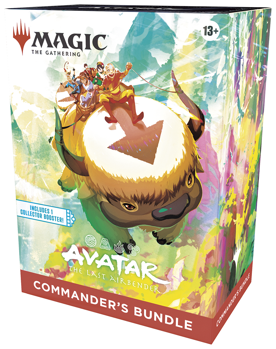 MAGIC THE GATHERING 13+ COLLECTOR INCLUDES 1 BOOSTER! AVATAR THE LAST AIRBENDER COMMANDER'S BUNDLE