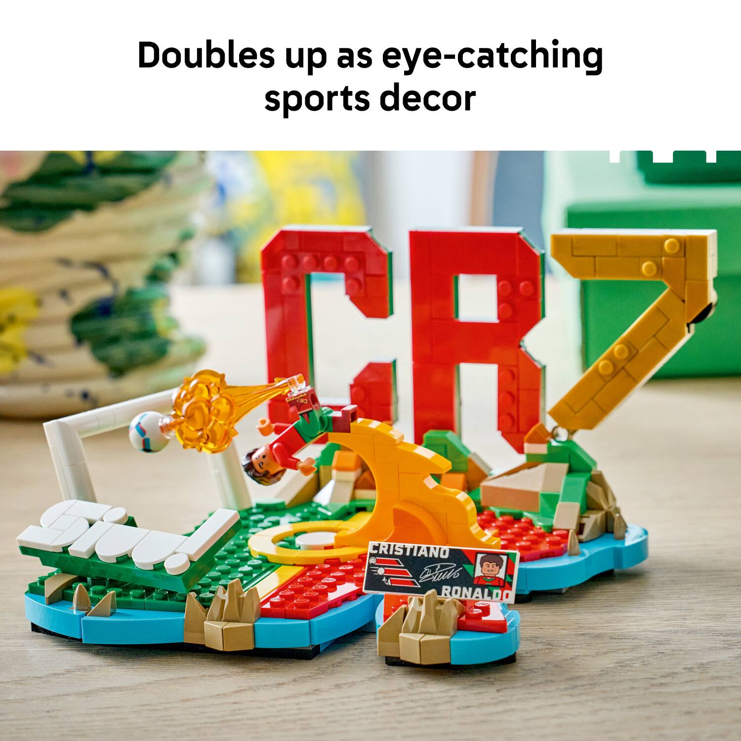 Doubles up as eye-catching sports decor

CR7 CRISTIANO RONALDO