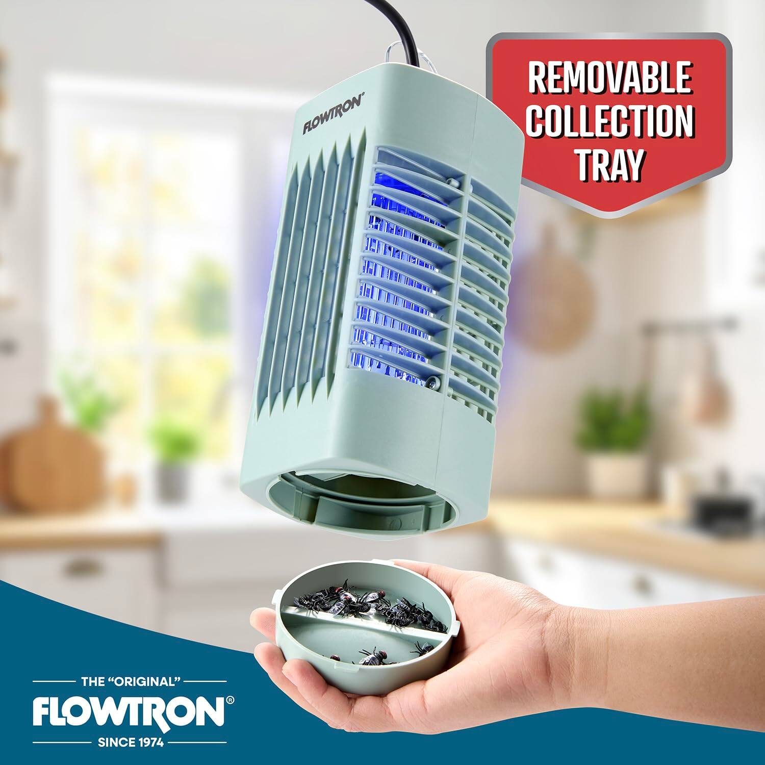 FLOWTRON REMOVABLE COLLECTION TRAY  
THE "ORIGINAL" FLOWTRON SINCE 1974