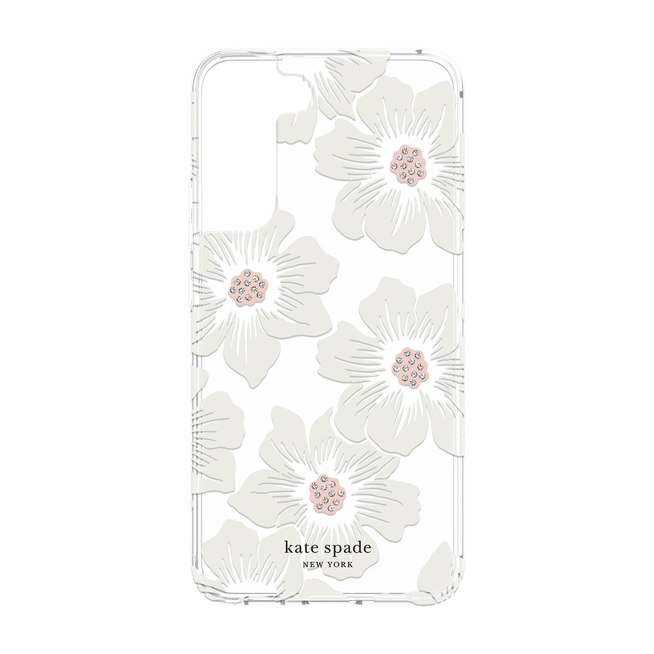 Alt View 3. kate spade new york - Protective hardshell case for Samsung Galaxy S22 Ultra - Hollyhock.