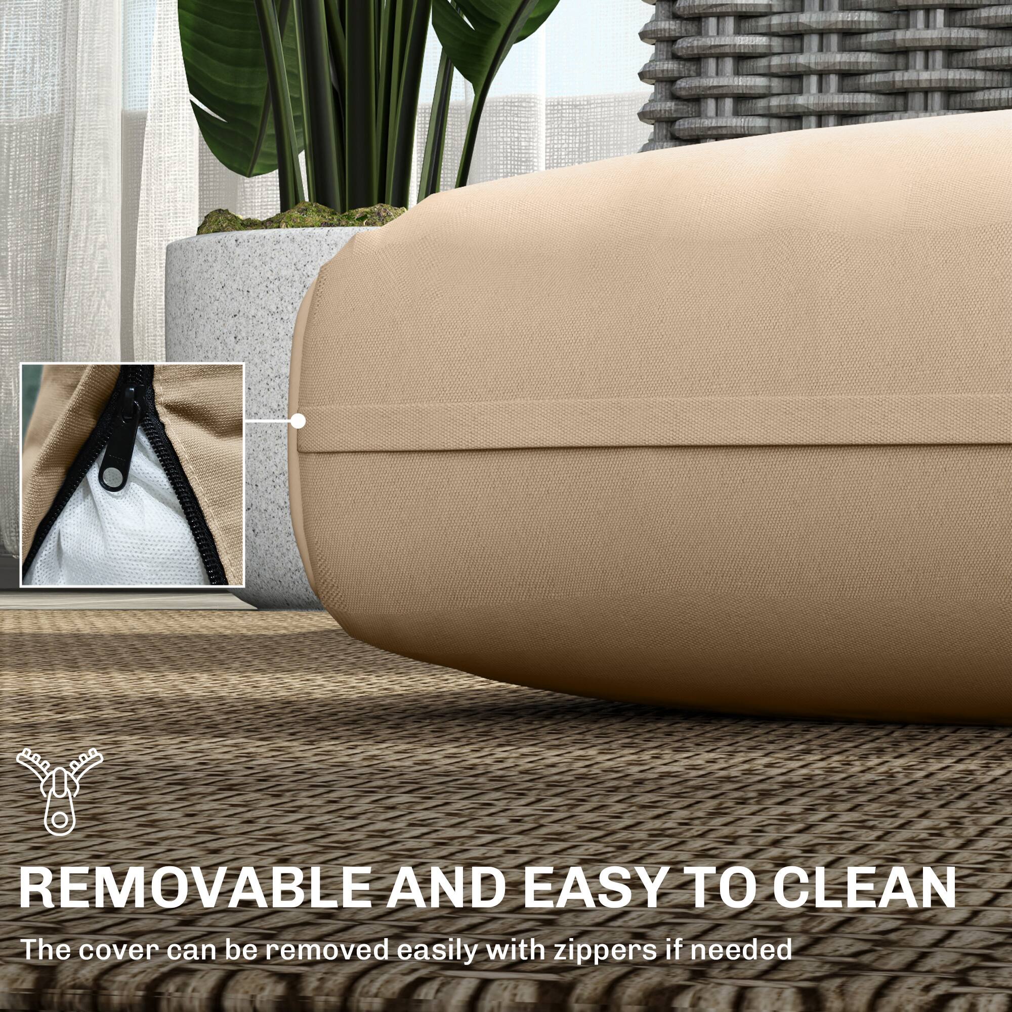 REMOVABLE AND EASY TO CLEAN
The cover can be removed easily with zippers if needed