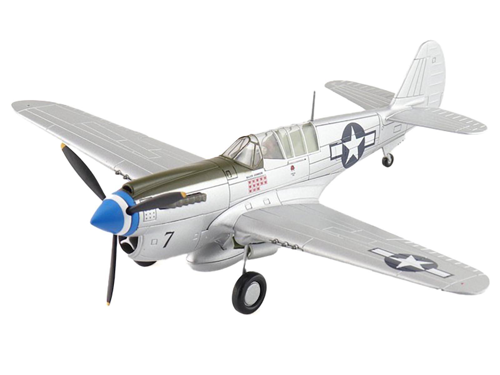 Alt View 4. Hobby Master - Curtiss P-40N Warhawk Fighter-Bomber Aircraft "Philippines" (1944) US Army Air Forces 1/72 Diecast Model by Hobby Master.