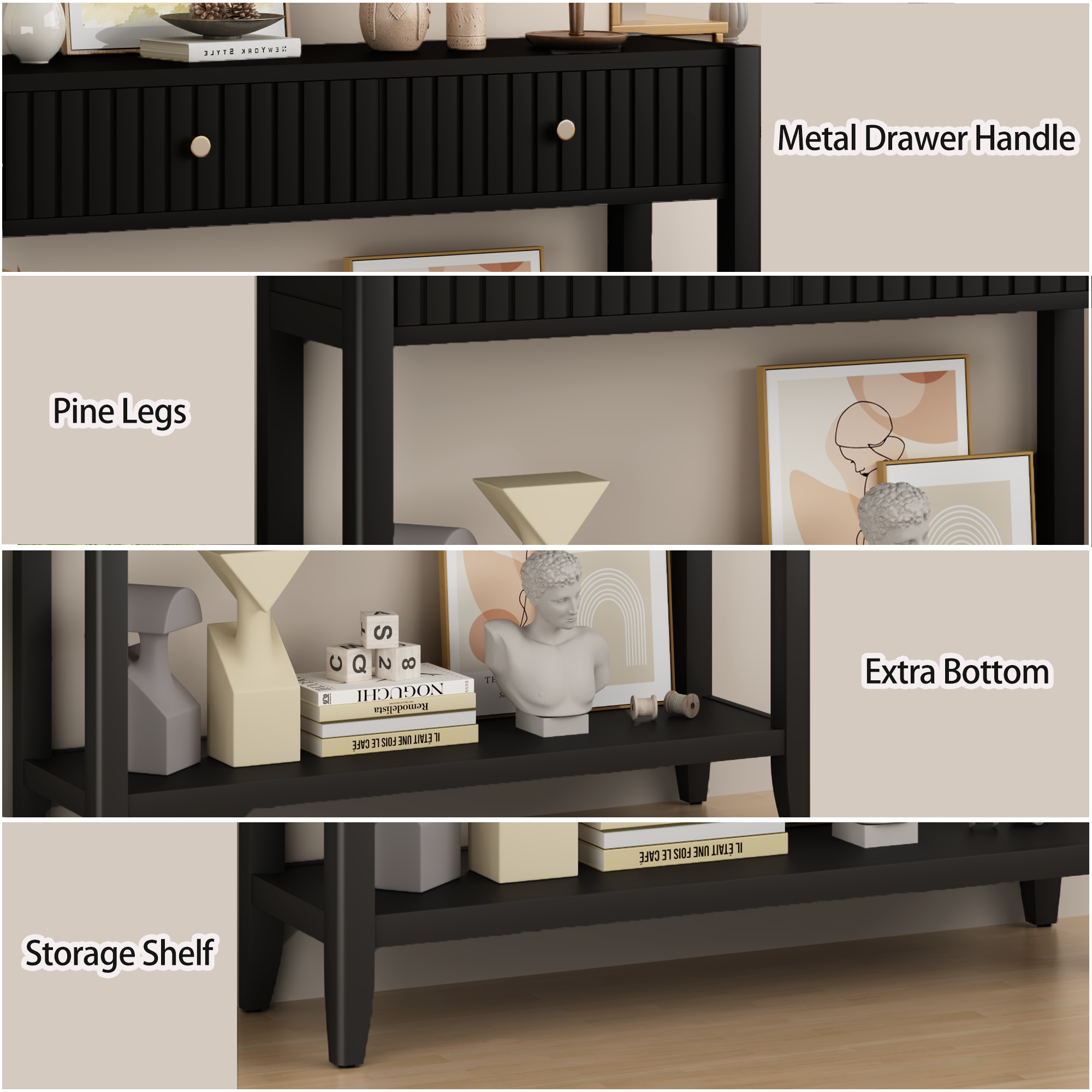 STYLE HONYORK

Metal Drawer Handle

Pine Legs

C S Q 2 8 CHI NOGU Remodelista

Extra Bottom

Storage Shelf