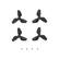 Front. DJI - Neo Propellers - Black.