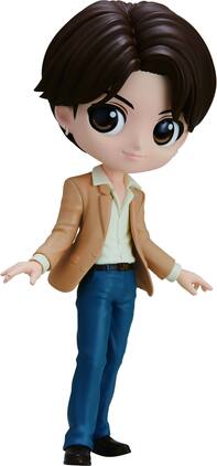 PopMarket - BTS - BanPresto - Tinytan Dynamite - Q Posket - Jungkook Version B Statue - Collectibles - Multicolor
