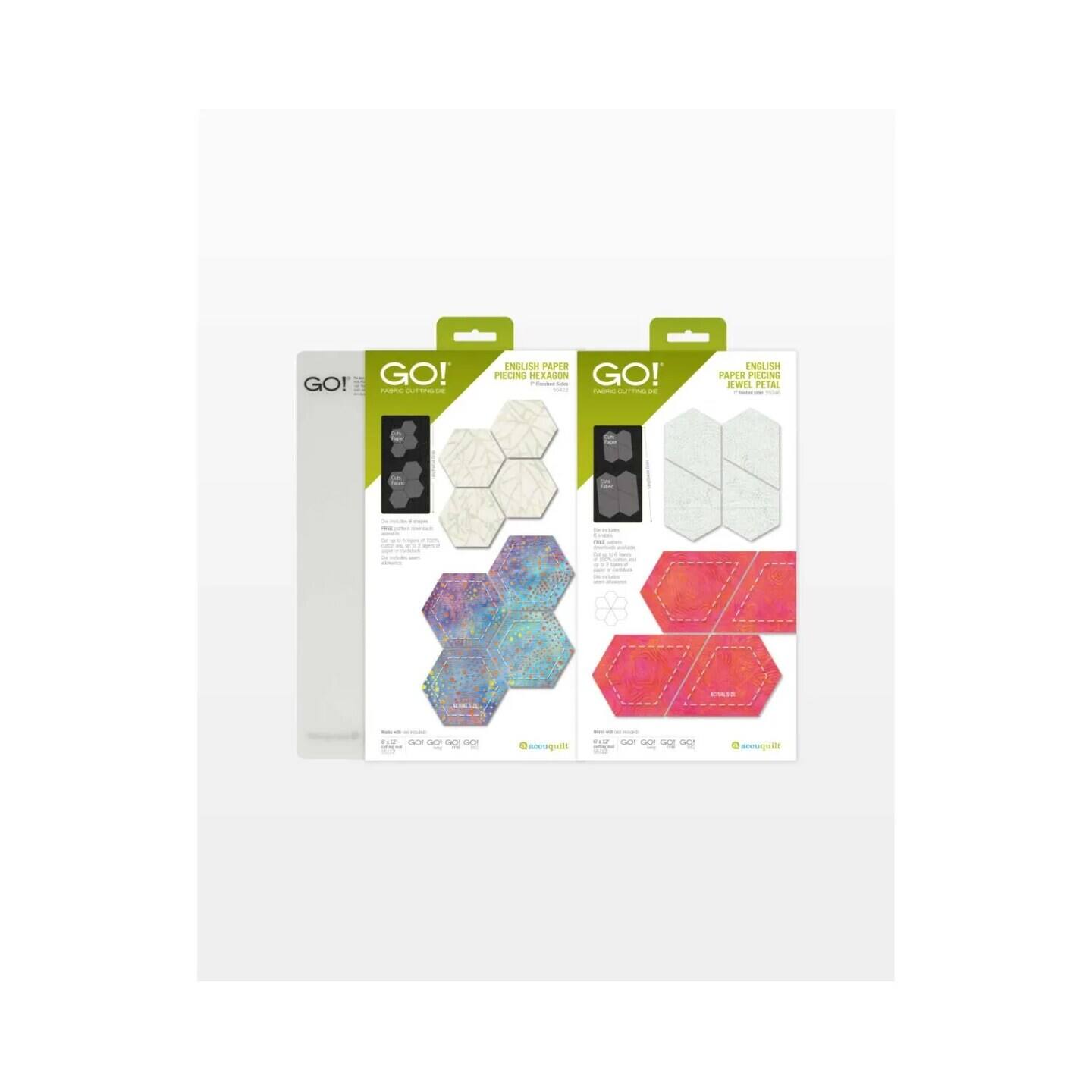 GO! ENGLISH PAPER PIECING HEXAGON | GO! ENGLISH PAPER PIECING JEWEL PETAL