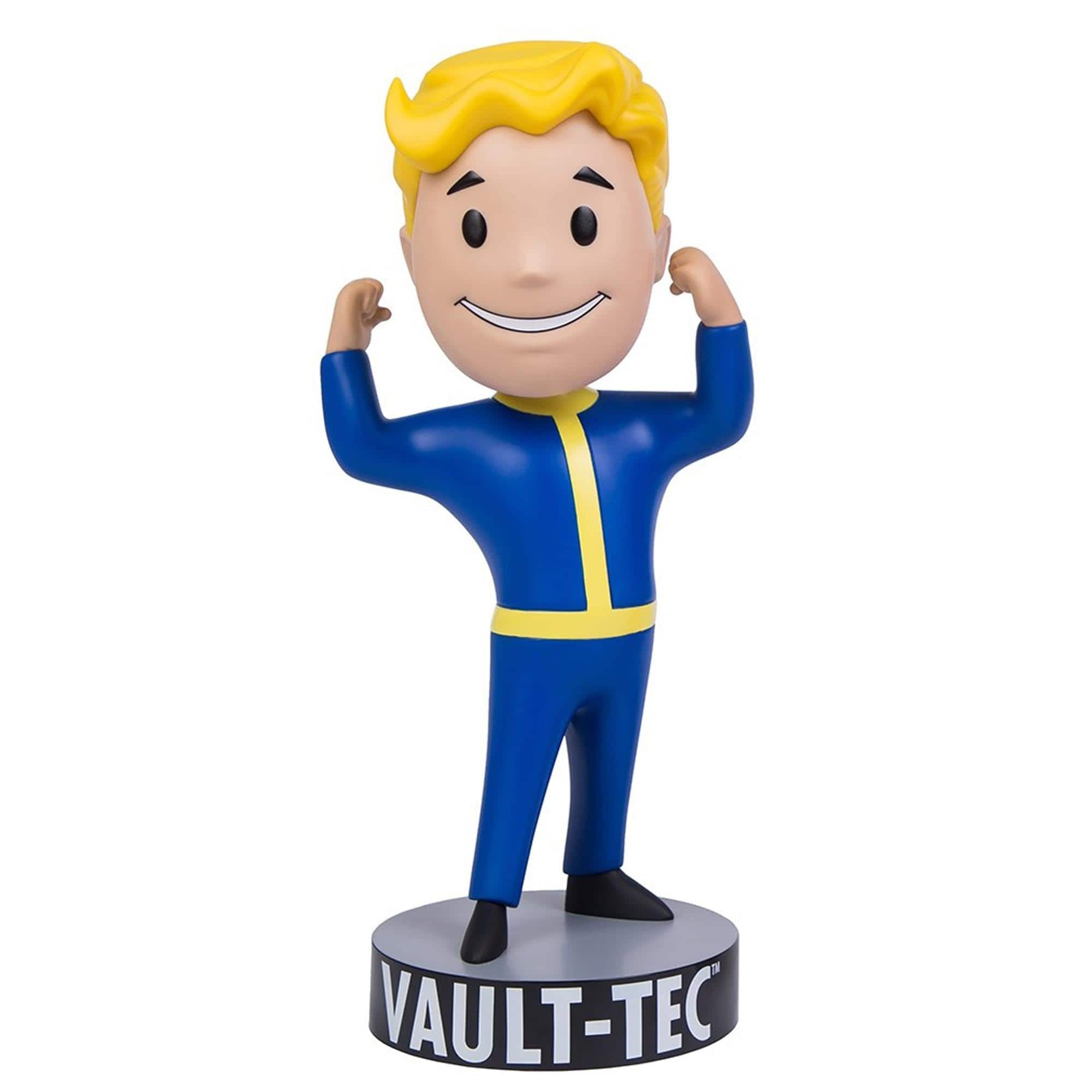 Gaming Heads - Fallout 76 Vault Boy Strength 12 Inch PVC Bobblehead - Blue