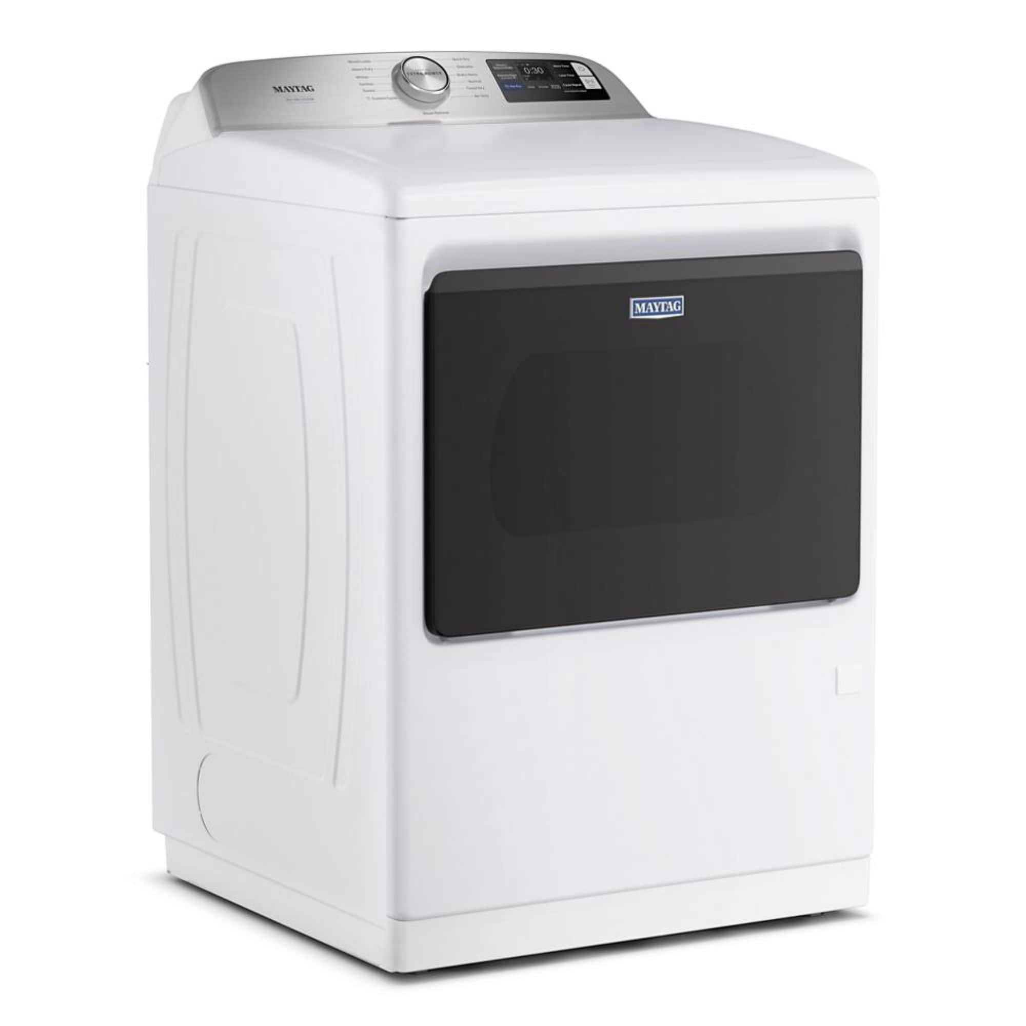 Maytag MED7205RW Maytag - 7.4 Cu Ft. Smart Electric Dryer with Pet Pro Option and Extra Power - White 1