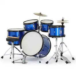 Winado - 5-Piece for Children Gift,16" Full Size Complete Junior Drum Kit