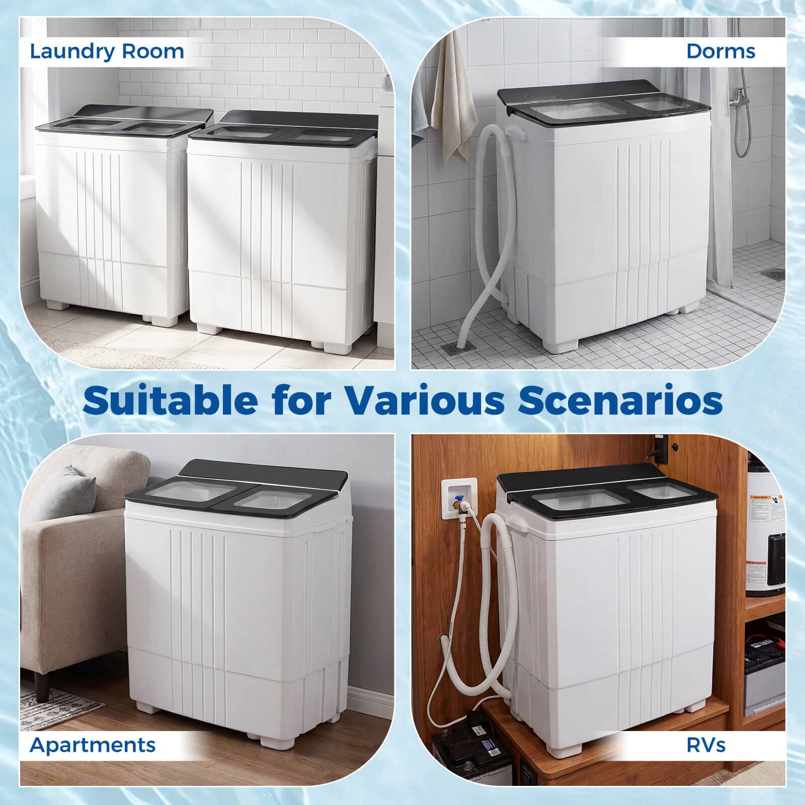 Laundry Room  
Dorms  
Apartments  
RVs  

Suitable for Various Scenarios