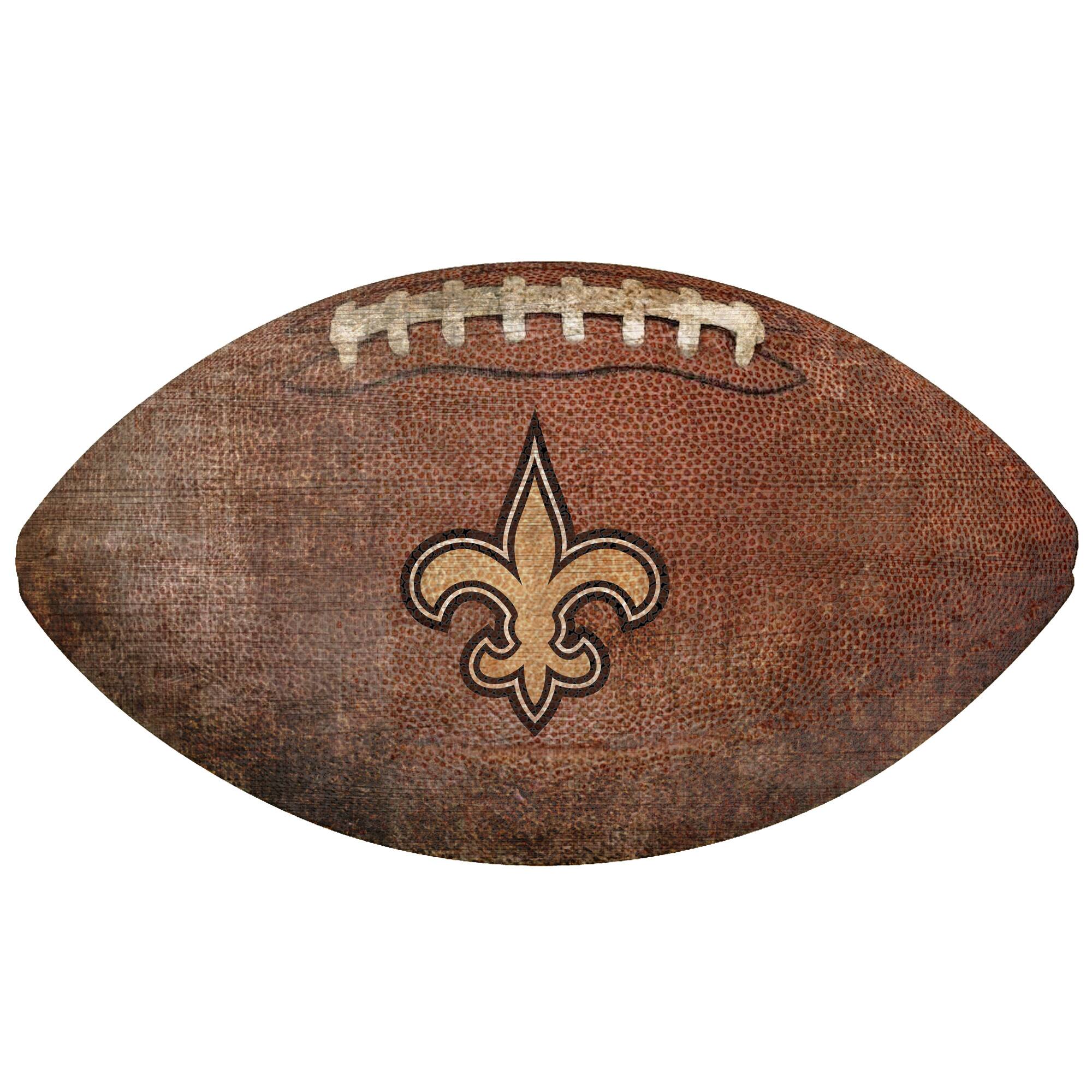 New Orleans Saints 12'' Football Sign