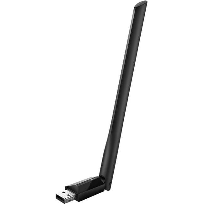 TP-Link - Archer T2U Plus - IEEE 802.11ac Dual Band Wi-Fi Adapter for Desktop/Notebook - with 2.4GHz - 5GHz High Gain Dual - Unknown