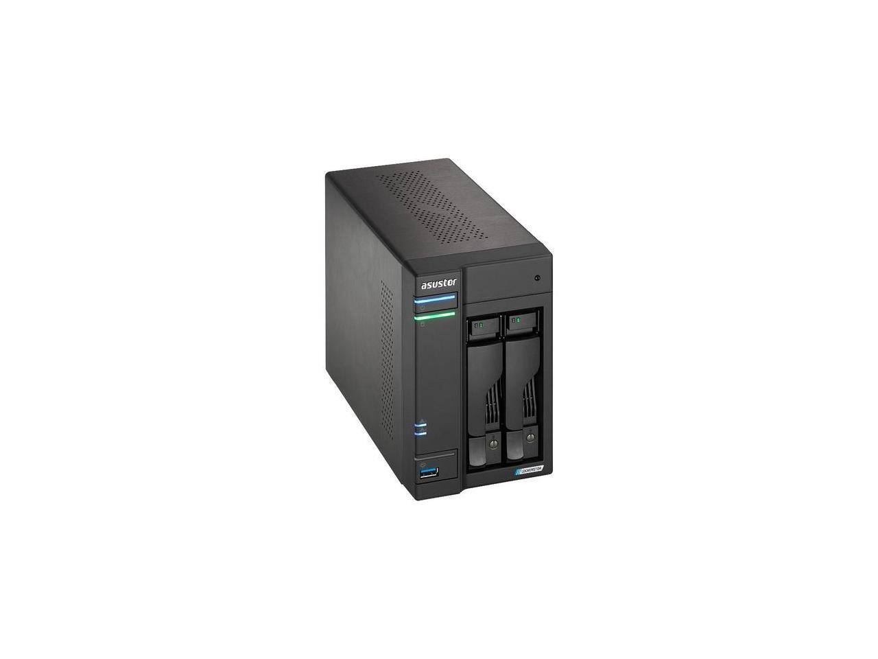 Alt View 7. Asustor - Asustor Lockerstor 2 Gen 2 AS6702T 2-Bay NAS, 2.0GHz CPU, 2.5GbE, 4GB DDR4, 4 M.2 Slots (Diskless).