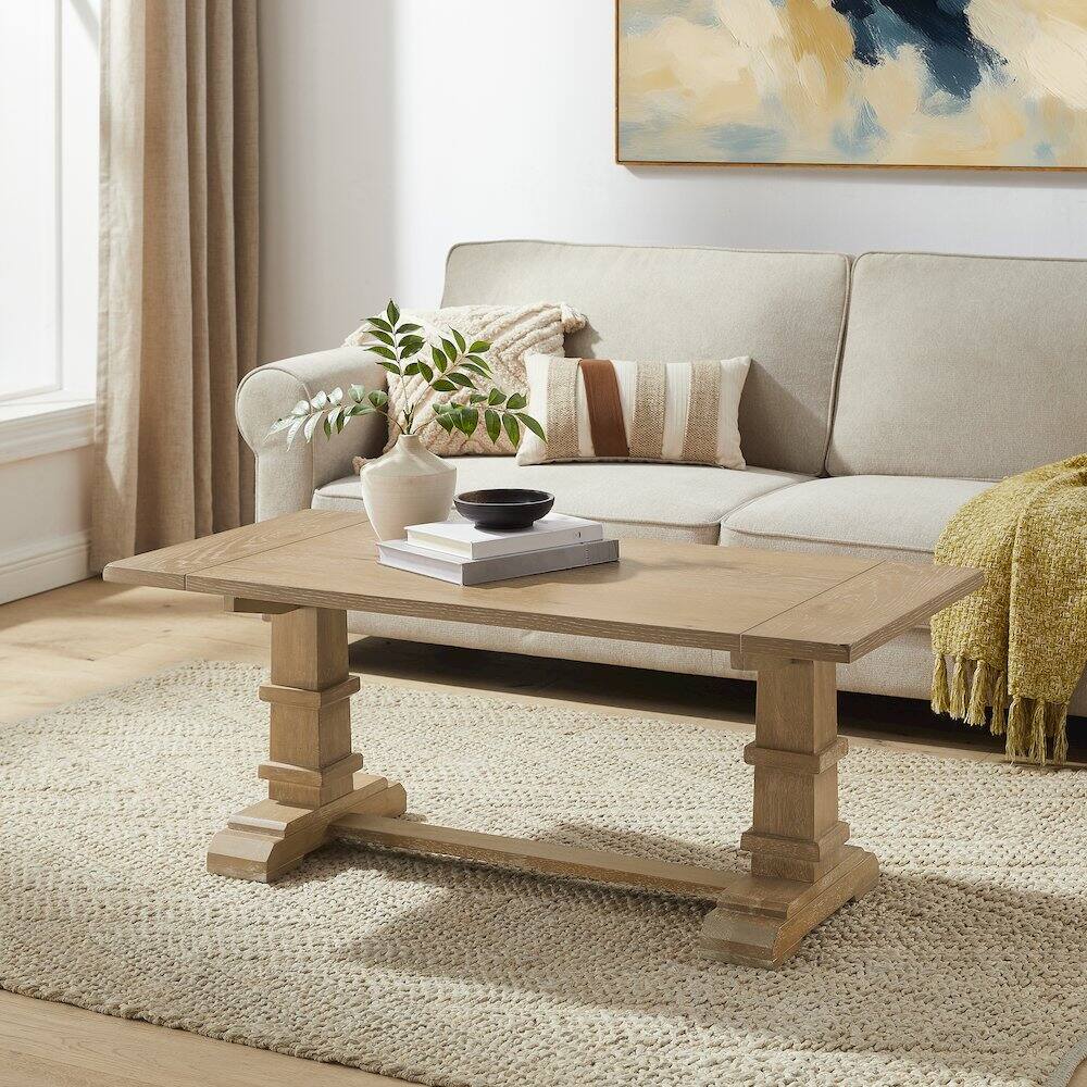 Alt View 3. Crosley Furniture - Joanna Coffee Table In Rustic Brown - Brown.