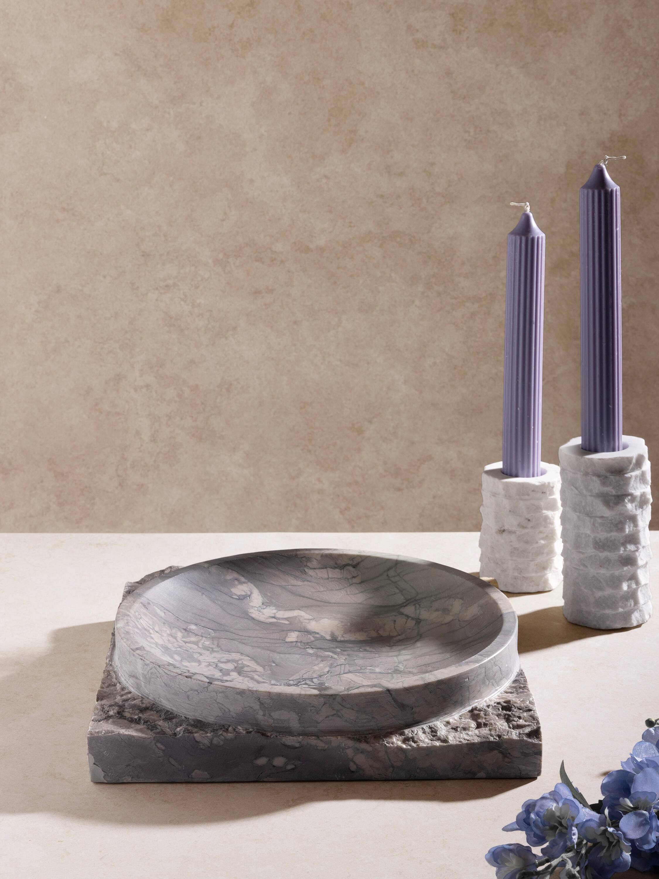 Left. GAURI KOHLI - Shayne Onyx Bowl - Brown.