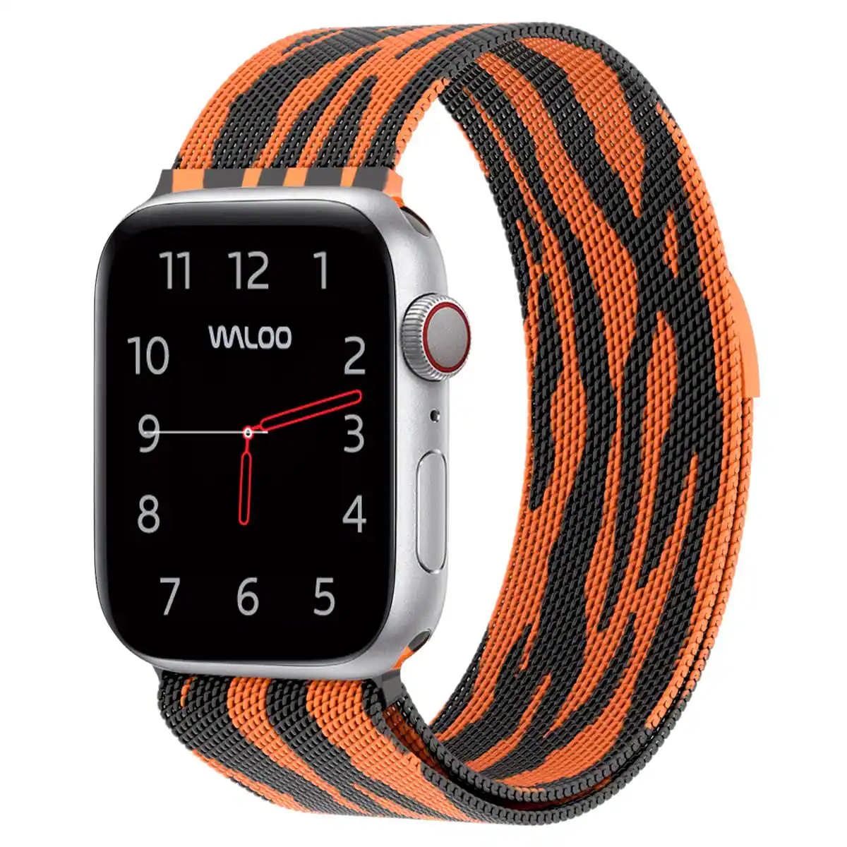 Waloo Animal Printed Magnetic Mesh Band For Apple Watch Tiger - Best Buy