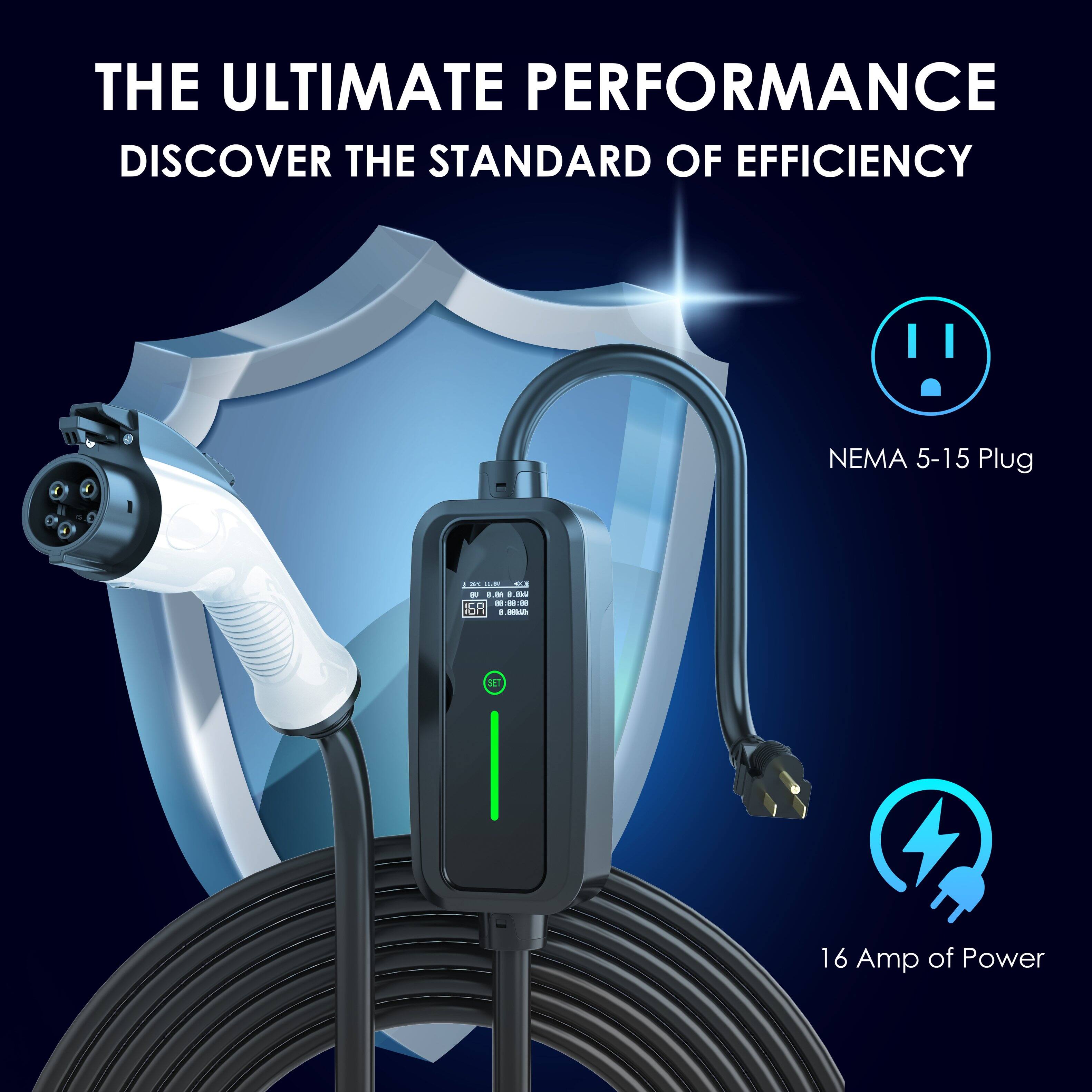 THE ULTIMATE PERFORMANCE  
DISCOVER THE STANDARD OF EFFICIENCY  

NEMA 5-15 Plug  

16 Amp of Power