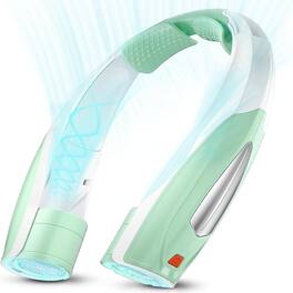 Loheer - Neck Fan Rechargeable Wearable Fan Six Speeds Ultra Quiet Personal Cooling Fan for Office Travel Outdoor