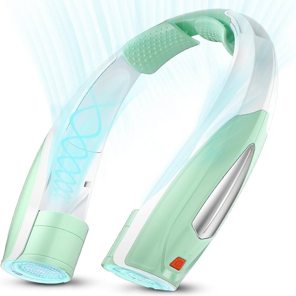 Front. Loheer - Loheer Neck Fan Rechargeable Wearable Fan Six Speeds Ultra Quiet Personal Cooling Fan for Office Travel Outdoor.