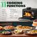 11 COOKING FUNCTIONS
- Bake
- Broil
- Air Fry
- Reheat
- Toast
- Roast
- Air Broil
- Dehydrate
- Proof
- Keep Warm
- Slow Cook