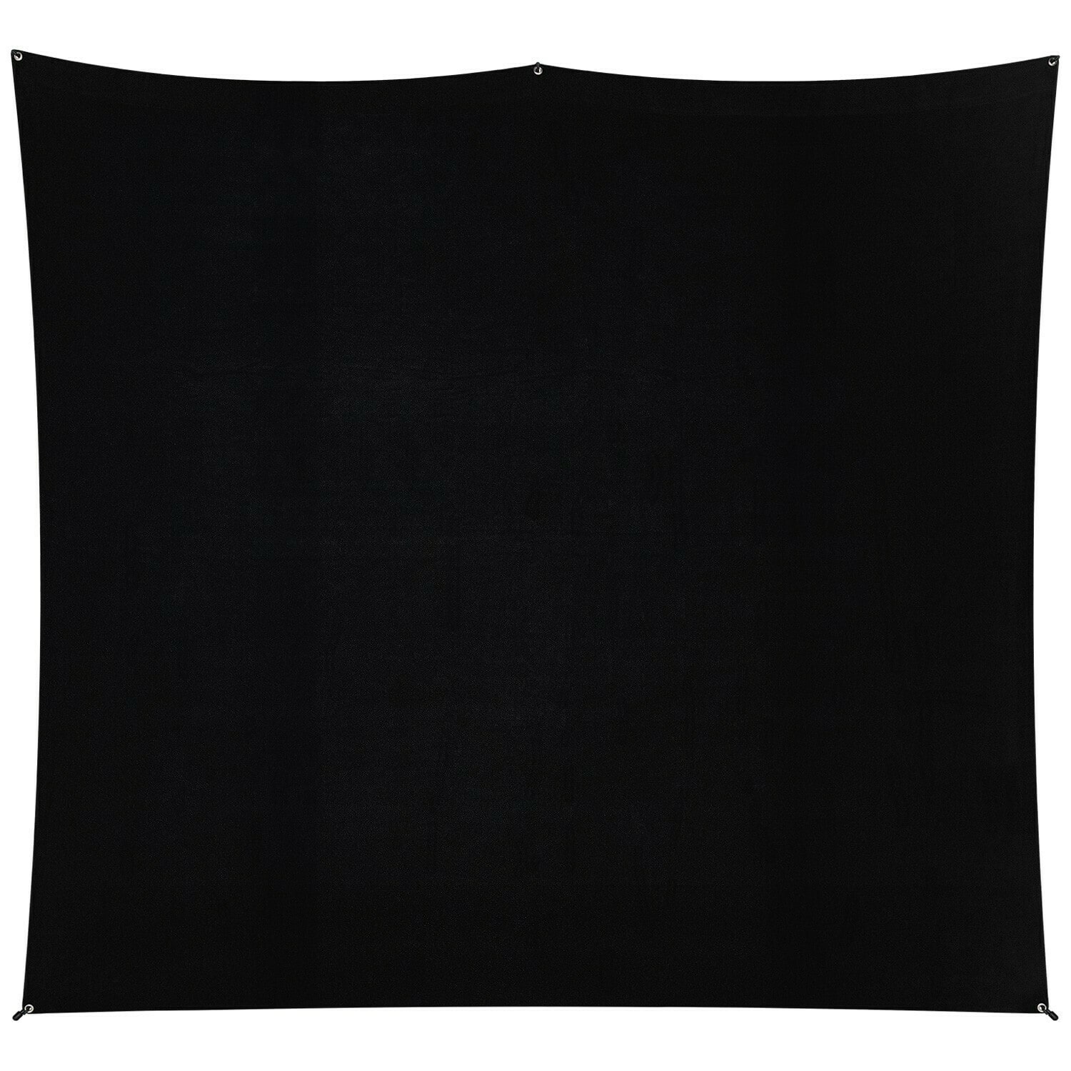 Westcott - X-Drop Pro Wrinkle-Resistant Backdrop Kit Rich Black (8x8) Feet