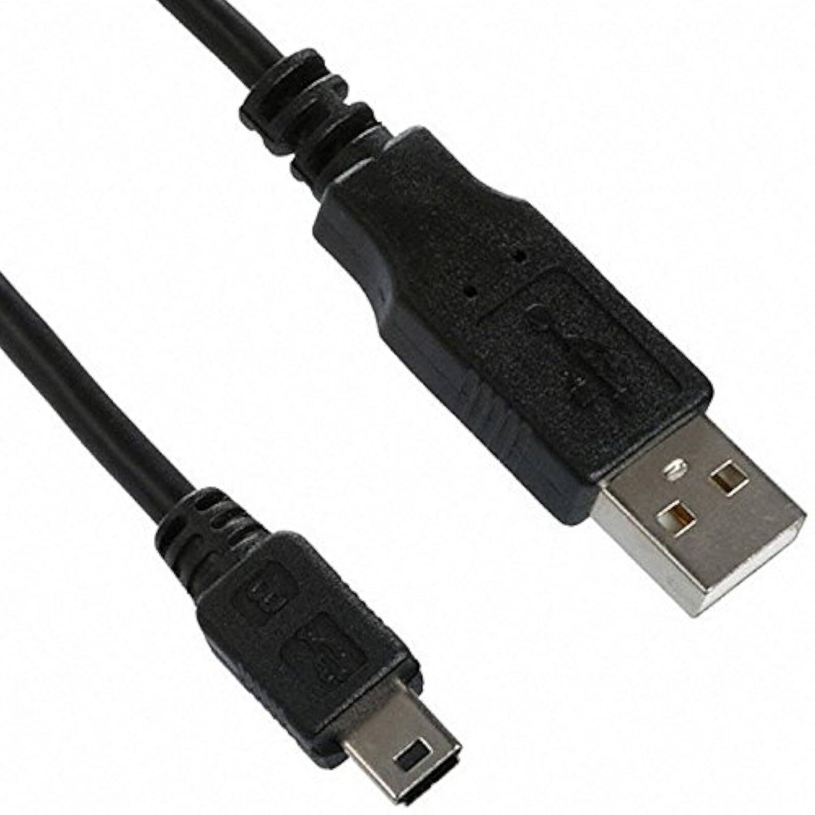Alt View 1. Mars Devices - Mini USB Charge And Sync Cable For PlayStation 3 PS3 GPS Units And More By Mars Devices 6 Feet Black - Black.