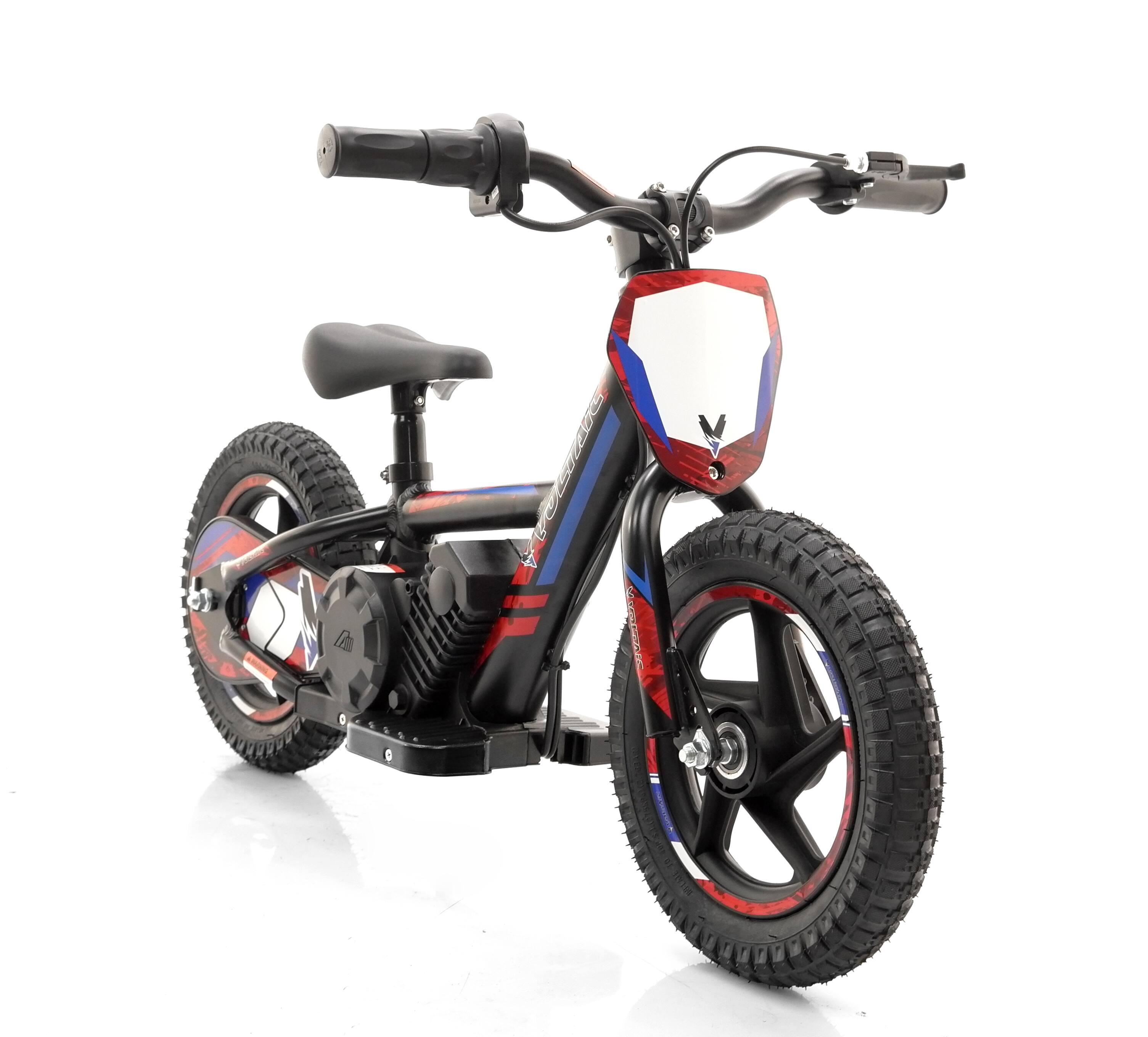 Angle. Voltaic - Voltaic Kids Electric Dirt Bike 12'' Cub - Red.