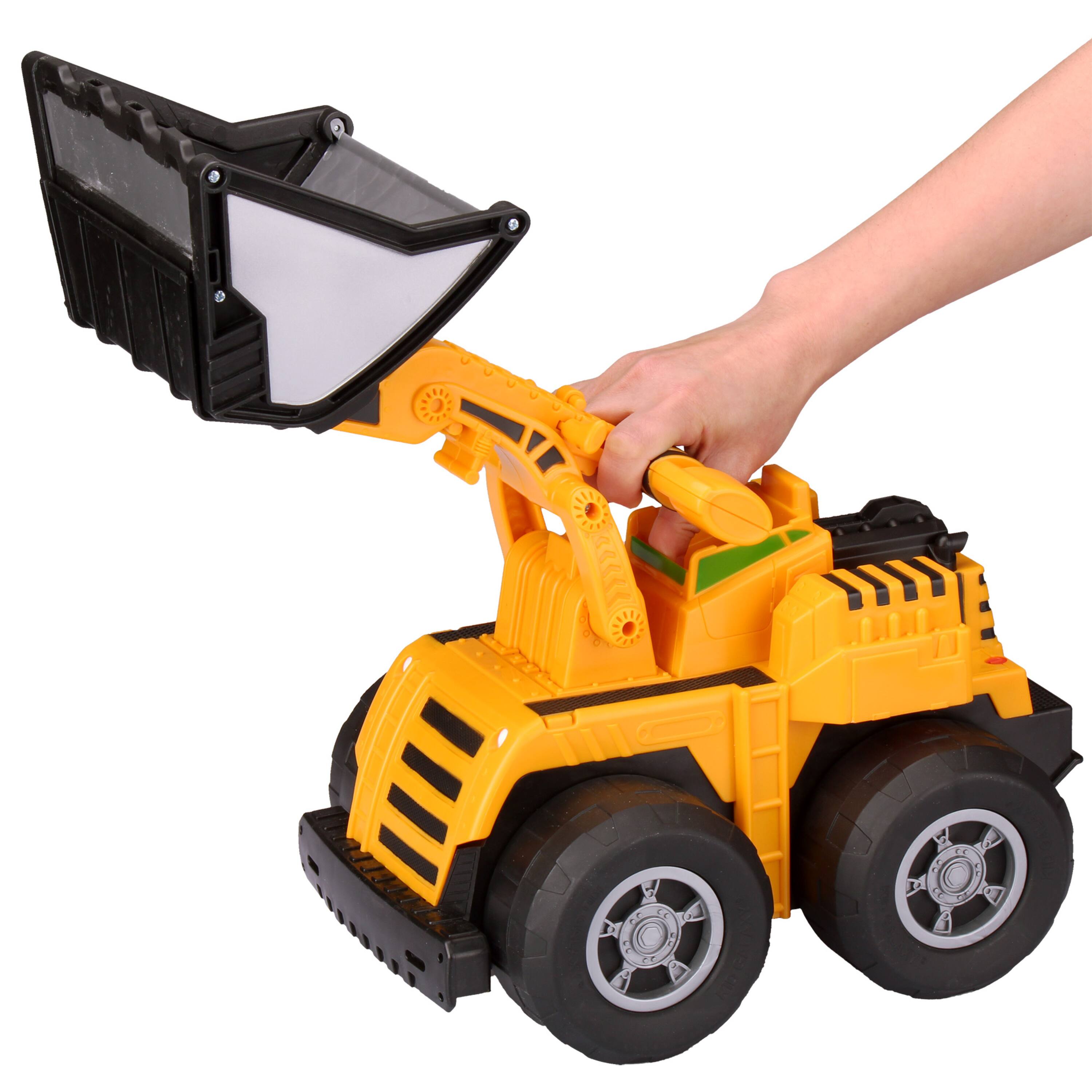 Angle. Kid Galaxy - Kid Galaxy Front End Loader Truck w/ Squeeze Handle.