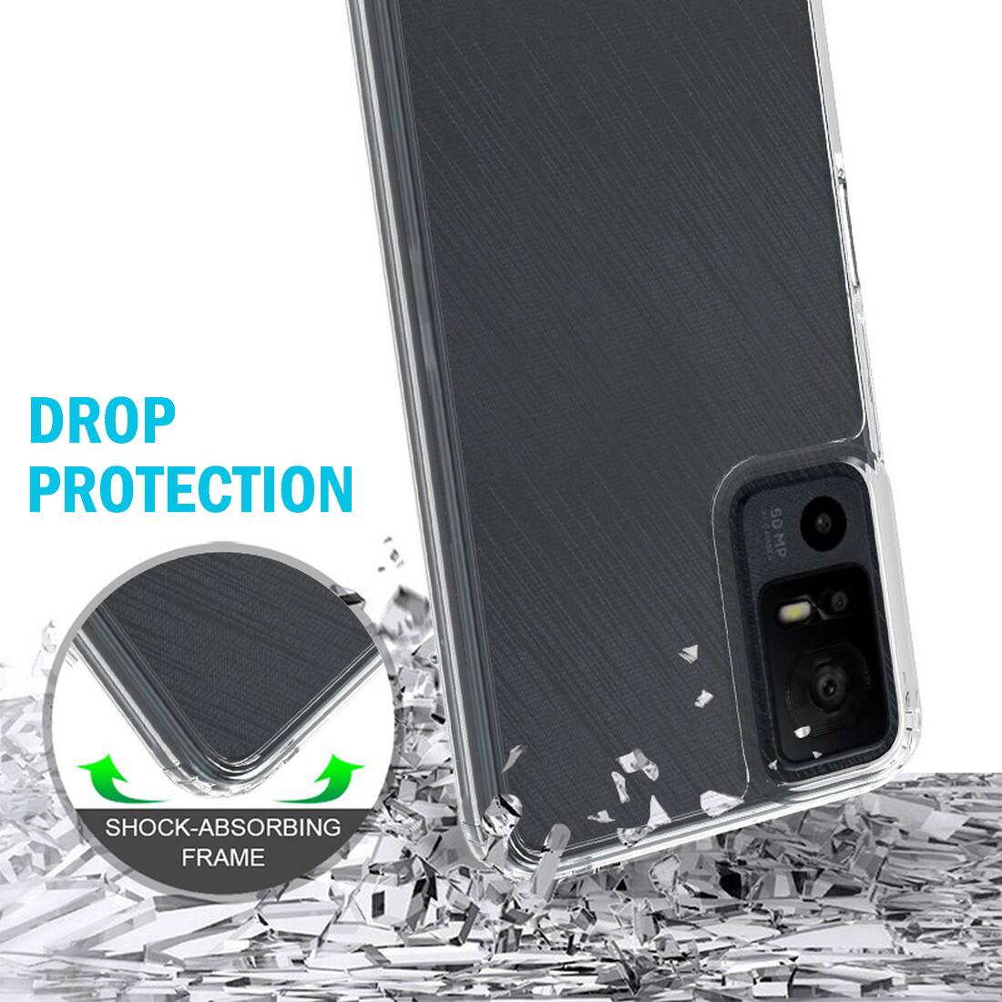 DROP PROTECTION  
50 MP  
SHOCK-ABSORBING FRAME