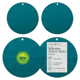 Larder & Vine - Set of 4 Silicone Trivets - Bondi