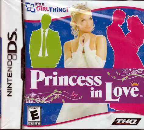 It's a GIRL THING!
NINTENDO DS
Princess in Love
EVERYONE E
CONTENT RATED BY ESRB
THQ - E (Everyone)