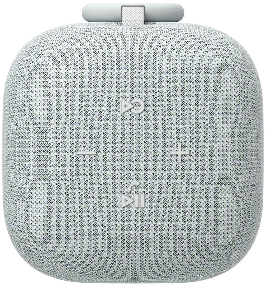 Left. Sony - LinkBuds Wireless Portable Speaker - Gray.